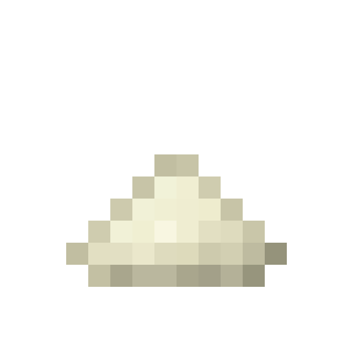 Small Pile Of Saltpeter Dust