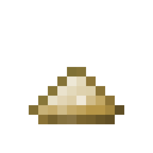Small Pile Of Yellow Garnet Dust